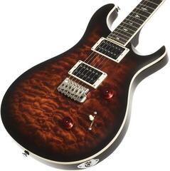 Electric guitar PRS SE Custom 24 Quilt Package Black Gold Burst Electric guitar - 2