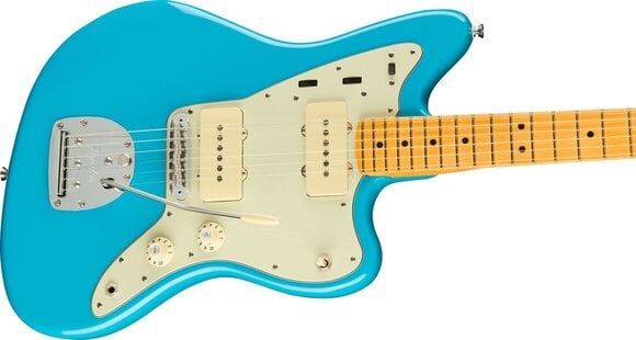 E-Gitarre Fender American Professional II Jazzmaster MN Miami Blue E-Gitarre - 4