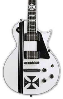 Elektromos gitár ESP Iron Cross James Hetfield Snow White Elektromos gitár - 2