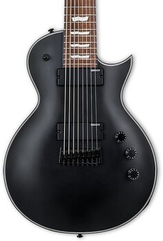 8-saitige E-Gitarre ESP LTD EC-258 Black Satin 8-saitige E-Gitarre - 3