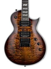 Elektromos gitár ESP LTD EC-1000ET-QM Dark Brown Sunburst Elektromos gitár - 2