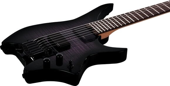Headless guitar HILS Guitars HN7 NEXT Transparent Purple Burst Headless guitar - 4