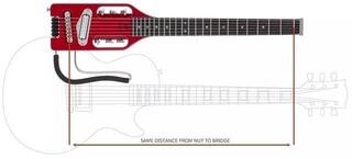 Headless gitaar Traveler Guitar Electric Ultra Light Torino Red Headless gitaar - 7