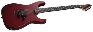 Electric guitar ESP E-II M-I THRU NT Deep Candy Apple Red Electric guitar - 2