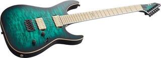 Electric guitar ESP M-II NT Black Turquoise Burst Electric guitar - 2