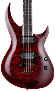 Guitarra eléctrica ESP LTD H3-1000 QM See Thru Black Cherry Guitarra eléctrica (Seminuevo) - 8