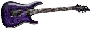 Guitarra elétrica ESP LTD H-1000 Evertune QM See Thru Purple Sunburst Guitarra elétrica - 2