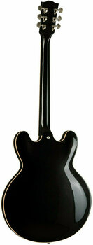 Elektrická kytara pro leváka Gibson ES-335 Dot inlay 2019 Graphite Metallic Lefty - 2