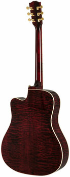 Dreadnought Ηλεκτροακουστική Κιθάρα Gibson Hummingbird Chroma 2019 Black Cherry - 2
