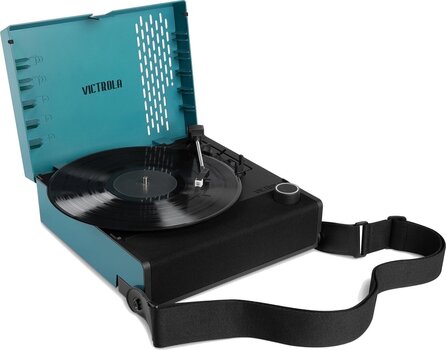 Portable turntable
 Victrola VSC-750SB-BLU-INT Revolution GO Blue Portable turntable - 2