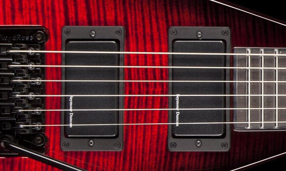 Guitare électrique Jackson Corey Beaulieu USA KV6 Transparent Red Guitare électrique - 4