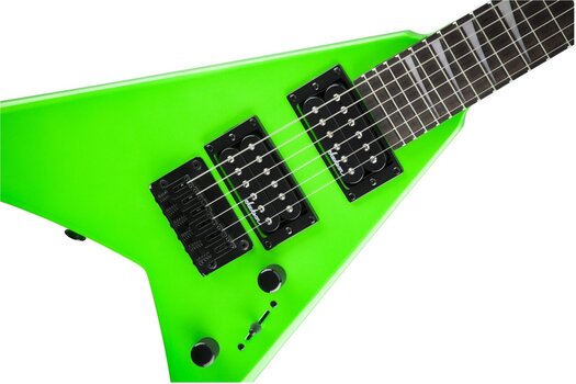Guitare électrique Jackson JS1X Rhoads Minion AH FB Neon Green Guitare électrique - 4