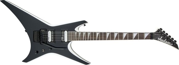 Guitarra eléctrica Jackson JS32 Warrior AH Black with White Bevels Guitarra eléctrica - 3
