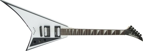 E-Gitarre Jackson JS32T Rhoads White with Black Bevels E-Gitarre - 3