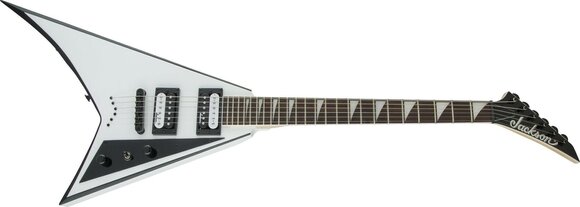 E-Gitarre Jackson JS32T Rhoads White with Black Bevels E-Gitarre - 4
