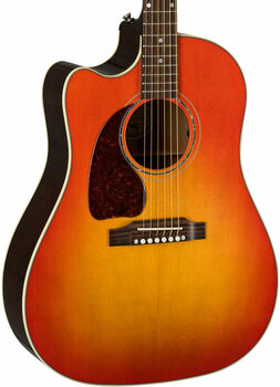 electro-acoustic guitar Gibson J-45 AG 2019 Mahogany Light Cherry Burst Lefty - 2