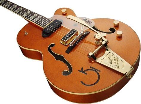 Semi-Acoustic Guitar Gretsch G6120 Professional Eddie Cochran RW Western Maple Stain Semi-Acoustic Guitar - 4