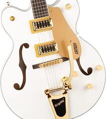 Джаз китара Gretsch G5422TG Electromatic DC LRL Snowcrest White Джаз китара - 3