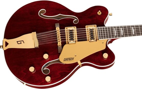 Halvakustisk gitarr Gretsch G5422G-12 Electromatic DC LRL Walnut Stain Halvakustisk gitarr - 3