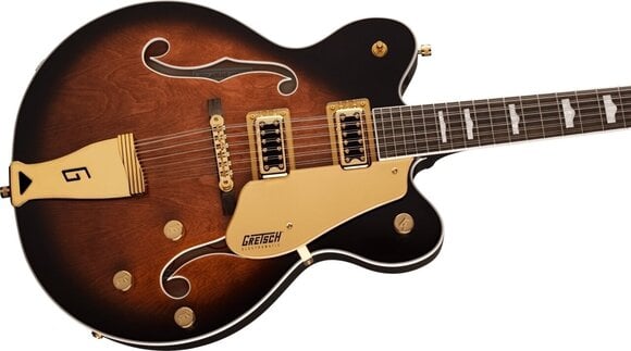 Halvakustisk gitarr Gretsch G5422G-12 Electromatic DC LRL Single Barrel Burst Halvakustisk gitarr - 3