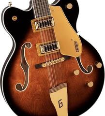 Chitară semi-acustică Gretsch G5422G-12 Electromatic DC LRL Single Barrel Burst Chitară semi-acustică - 3