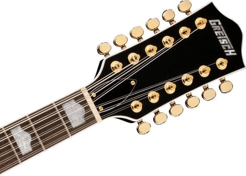 Halvakustisk gitarr Gretsch G5422G-12 Electromatic DC LRL Single Barrel Burst Halvakustisk gitarr - 5