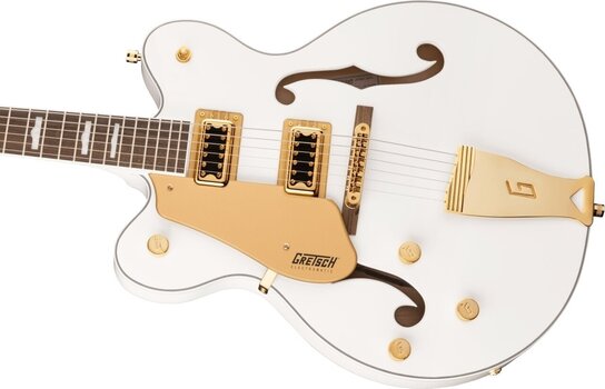 Semiakustická gitara Gretsch G5422GLH Electromatic DC LRL Snowcrest White Semiakustická gitara - 3