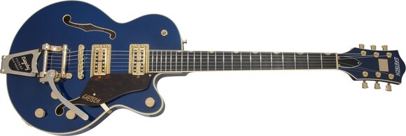 Halvakustisk gitarr Gretsch G6659TG Players Edition Broadkaster Azure Metallic Halvakustisk gitarr - 3