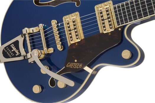 Halvakustisk gitarr Gretsch G6659TG Players Edition Broadkaster Azure Metallic Halvakustisk gitarr - 6