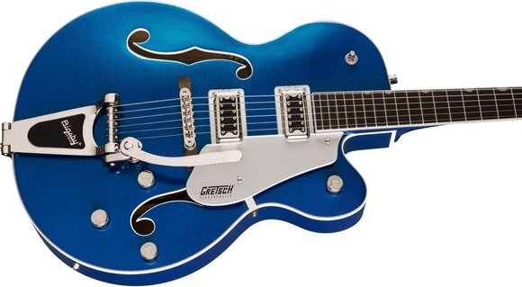 Halvakustisk gitarr Gretsch G5420T Electromatic SC LRL Azure Metallic Halvakustisk gitarr - 3