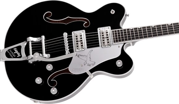 Guitare semi-acoustique Gretsch G6636TSL Black Silver Falcon Center Block WC Black Guitare semi-acoustique - 4