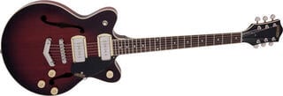 Halbresonanz-Gitarre Gretsch G2655-P90 Streamliner Center Block Jr P90 IL Claret Burst Halbresonanz-Gitarre - 2