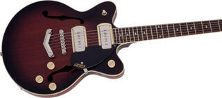 Halbresonanz-Gitarre Gretsch G2655-P90 Streamliner Center Block Jr P90 IL Claret Burst Halbresonanz-Gitarre - 4