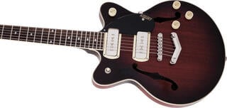 Halbresonanz-Gitarre Gretsch G2655-P90 Streamliner Center Block Jr P90 IL Claret Burst Halbresonanz-Gitarre - 5