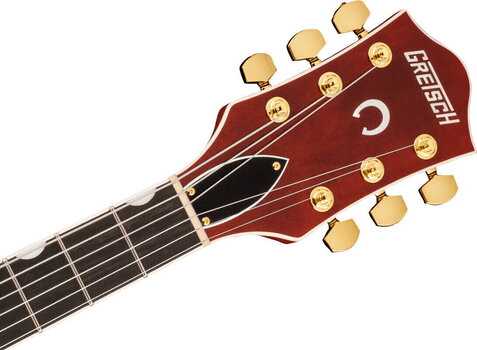 Halvakustisk gitarr Gretsch G6120TG Players Edition Nashville Orange Satin Halvakustisk gitarr - 5