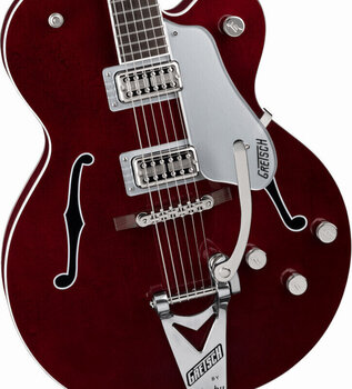 Halvakustisk gitarr Gretsch G6119ET Players Edition Tennessee Rose Deep Cherry Stain Halvakustisk gitarr - 4