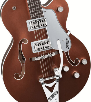 Félakusztikus - jazz-gitár Gretsch G6118T Players Edition Anniversary Two-Tone Copper Metallic Félakusztikus - jazz-gitár - 3
