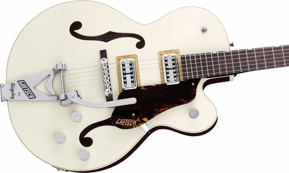 Halbresonanz-Gitarre Gretsch G6118T Players Edition Anniversary Two-Tone Vintage White Halbresonanz-Gitarre - 4