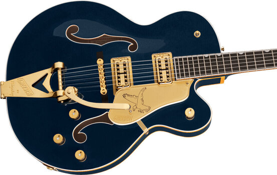 Chitară semi-acustică Gretsch G6136TG Players Edition Falcon Midnight Sapphire Chitară semi-acustică - 4