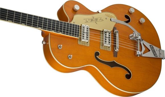 Guitarra semi-acústica Gretsch G6120T-59GE Vintage Select Edition '59 Chet Atkins Vintage Orange Stain Guitarra semi-acústica - 4