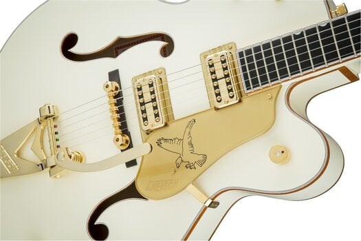 Semi-Acoustic Guitar Gretsch G6136T-59GE Vintage Select Edition '59 White Falcon Vintage White Semi-Acoustic Guitar - 5