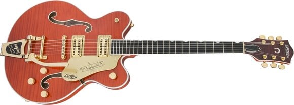 Halvakustisk gitarr Gretsch G6620TFM Players Edition Nashville Orange Stain Halvakustisk gitarr - 4