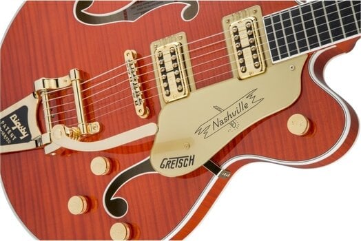 Halvakustisk gitarr Gretsch G6620TFM Players Edition Nashville Orange Stain Halvakustisk gitarr - 5