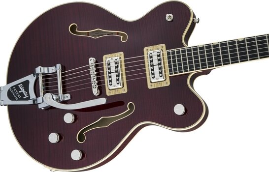 Guitare semi-acoustique Gretsch G6609TFM Players Edition Broadkaster Dark Cherry Stain Guitare semi-acoustique - 5