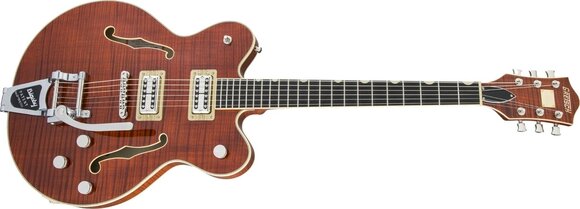 Halvakustisk gitarr Gretsch G6609TFM Players Edition Broadkaster Bourbon Stain Halvakustisk gitarr - 4