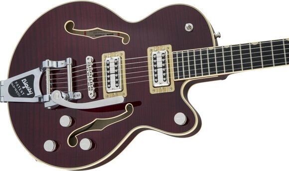 Guitare semi-acoustique Gretsch G6659TFM Players Edition Broadkaster Jr. Dark Cherry Stain Guitare semi-acoustique - 5