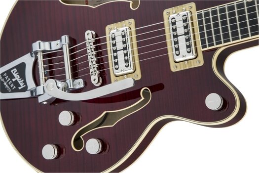 Guitare semi-acoustique Gretsch G6659TFM Players Edition Broadkaster Jr. Dark Cherry Stain Guitare semi-acoustique - 6