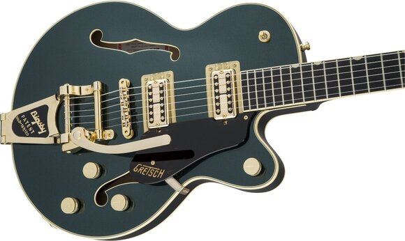 Jazz kitara (polakustična) Gretsch G6659TG Players Edition Broadkaster Jr. Cadillac Green Jazz kitara (polakustična) - 5