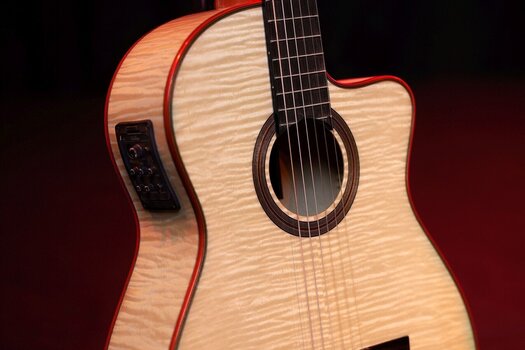 Classical Guitar with Preamp Cordoba Fusion 12 4/4 White Sands Classical Guitar with Preamp - 9