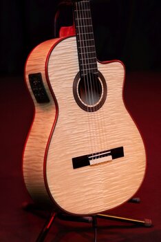 Classical Guitar with Preamp Cordoba Fusion 12 4/4 White Sands Classical Guitar with Preamp - 10